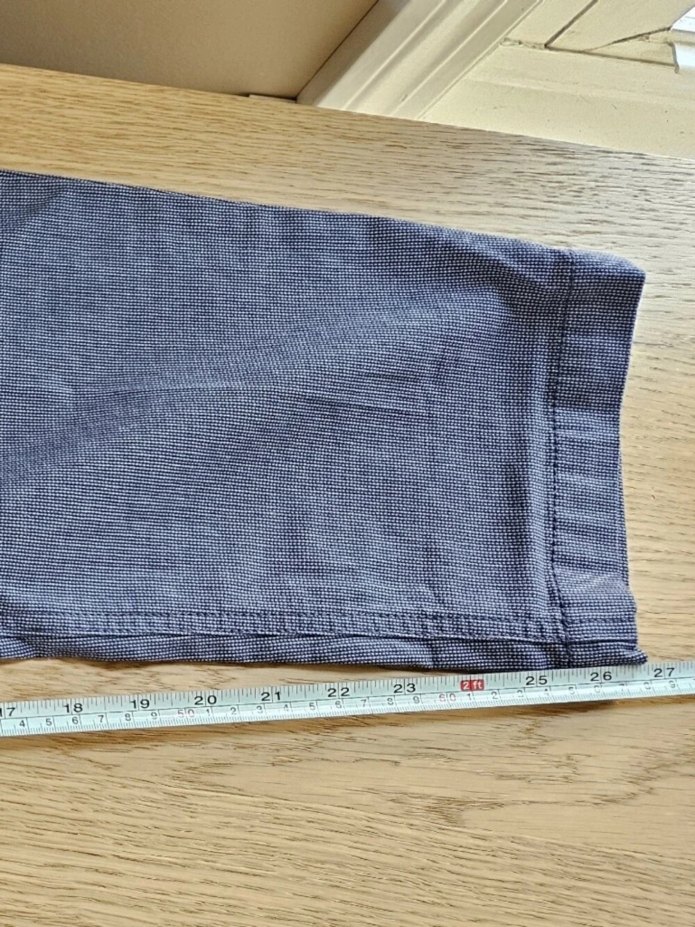 NWT Banana Republic Relaxed Tapered Fit Pants Men's 33x32 Blue  Cotton Ankle